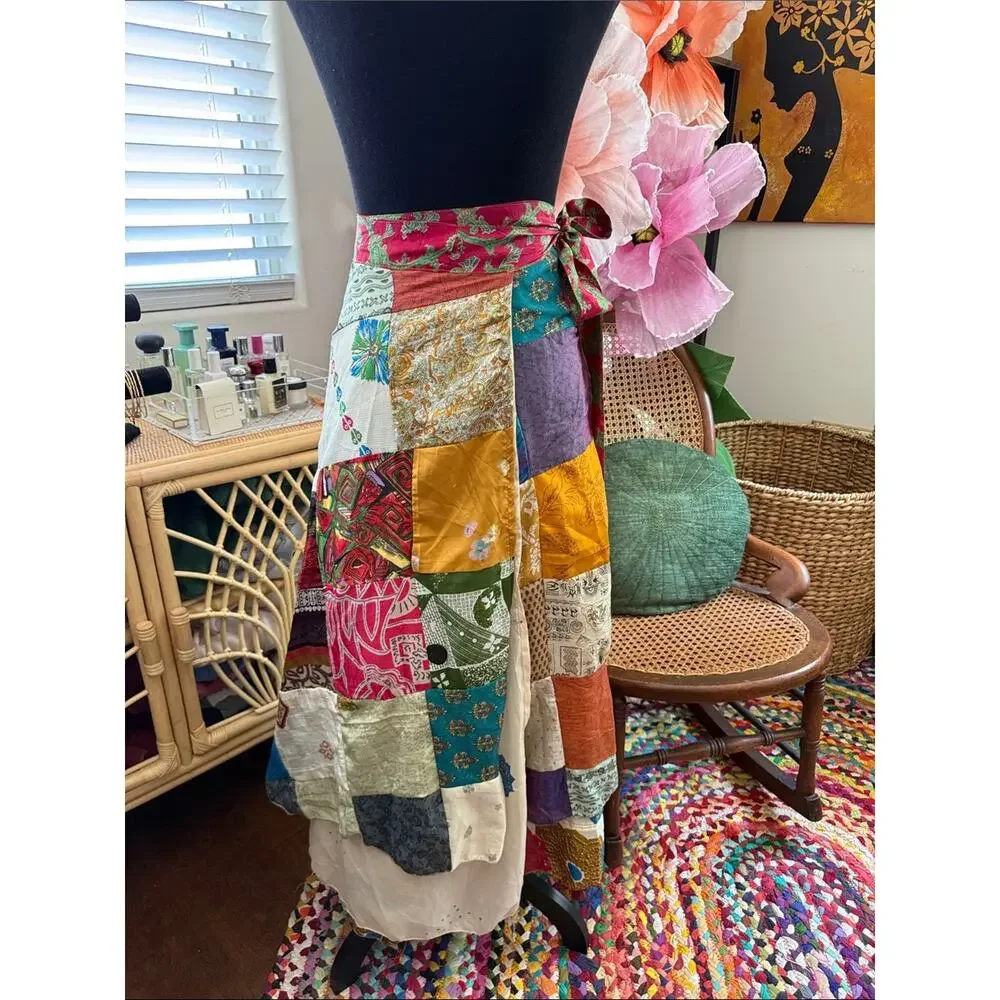 Vintage patchwork floral
